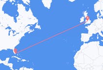 Flights from Miami, the United States to Birmingham, England