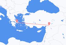 出发地 土耳其出发地 加濟安泰普目的地 希腊雅典的航班