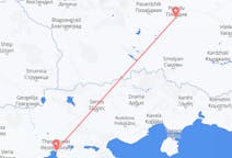 Flyg från Thessaloníki, Grekland till Plovdiv, Bulgarien