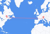 Flyg från Québec, Kanada till Verona, Italien
