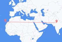 印度出发地 齋浦爾飞往印度目的地 特内里费岛的航班