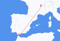 Flyg från Tétouan, Marocko till Lyon, Frankrike