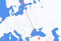Flyreiser fra Kayseri, til Mariehamn