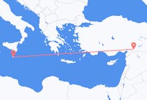 Vluchten van Malta, Malta naar Gaziantep, Turkije