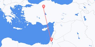 出发地 以色列目的地 土耳其的航班