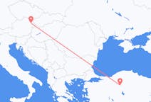 Flights from the city of Vienna to the city of Ankara