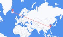 เที่ยวบิน จาก ไท่โจว, จีน ไปยัง Akureyri, ไอซ์แลนด์