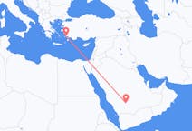 Flights from Wadi ad-Dawasir, Saudi Arabia to Bodrum, Turkey