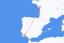 Flyg från La Rochelle, Frankrike till Faro, Portugal