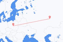 Flights from Nizhnekamsk, Russia to Łódź, Poland