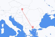 Flüge von Budapest, in die Präfektur Kavala