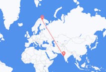 Flyrejser fra Mumbai, Indien til Ivalo, Finland