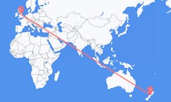 Flyreiser fra Blenheim, New Zealand til Nottingham, England