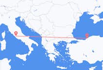 Flyrejser fra Zonguldak til Rom