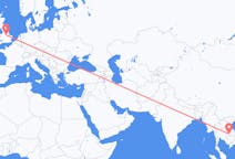 Flyreiser fra Ubon Ratchathani Province, Thailand til Nottingham, England