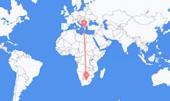 Flyrejser fra Kimberley, Northern Cape, Sydafrika til Patras, Grækenland
