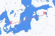 Flights from Angelholm to Tartu