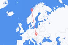 Flyrejser fra Sandnessjøen til Budapest