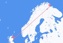 Vuelos de Kirkenes, Noruega a aberdeen, Escocia