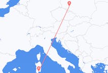 Flyrejser fra Cagliari, Italien til Wrocław, Polen