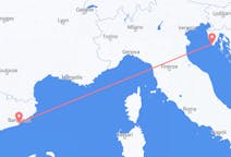Flights from Pula in Croatia to Barcelona in Spain