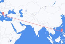 Flyrejser fra Manila, Filippinerne til Korfu, Grækenland