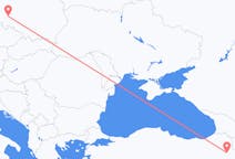 Fly fra Ağrı til Wrocław
