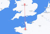 Flyreiser fra Rennes, Frankrike til Birmingham, England