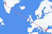 Flights from Izmir to Kangerlussuaq
