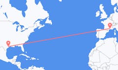 Flyreiser fra Houston, USA til Nimes, Frankrike