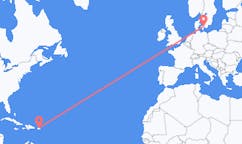 Flyg från San Juan till Köpenhamn