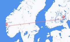 Flights from Bergen, Norway to Savonlinna, Finland