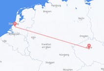 Flüge von Rotterdam, die Niederlande nach Prag, Tschechien