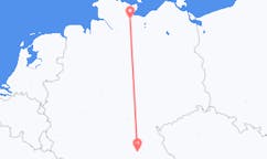 Flyreiser fra Lübeck, Tyskland til Nürnberg, Tyskland