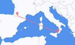Flights from Reggio Calabria to Lourdes