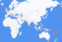 Flyg från Kadavu, Fiji till Kork, Irland
