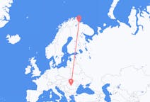 Loty z Kirkenes, Norwegia z Sybin, Rumunia