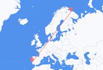 Flyg från Lissabon till Murmansk