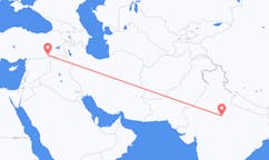 Fly fra Gwalior til Mardin