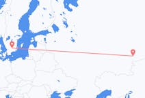Fly fra Tjeljabinsk til Växjö
