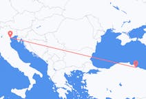 Flyreiser fra Samsun, til Venezia