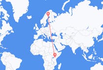 Flyreiser fra Nairobi, Kenya til Luleå, Sverige