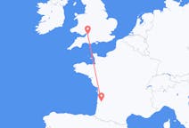 Flyg från Bordeaux, Frankrike till Bristol, Frankrike