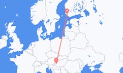 Vluchten van Heviz, Hongarije naar Turku, Finland