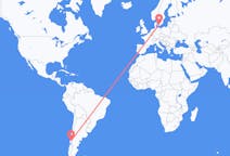 Рейсы из Пуэрто-Монта, Чили в Копенгаген, Дания