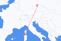 Vluchten van Praag, Tsjechië naar Alghero, Italië