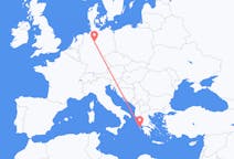 ギリシャのから ケファロニア島、ドイツのへ ハノーファーフライト