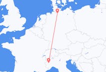 Flyreiser fra Hamburg, Tyskland til Torino, Italia
