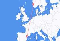 出发地 挪威斯塔万格目的地 西班牙卡斯特罗德拉普拉纳的航班