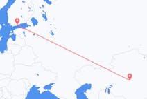 Flyreiser fra Dzjezkazgan, til Helsingfors